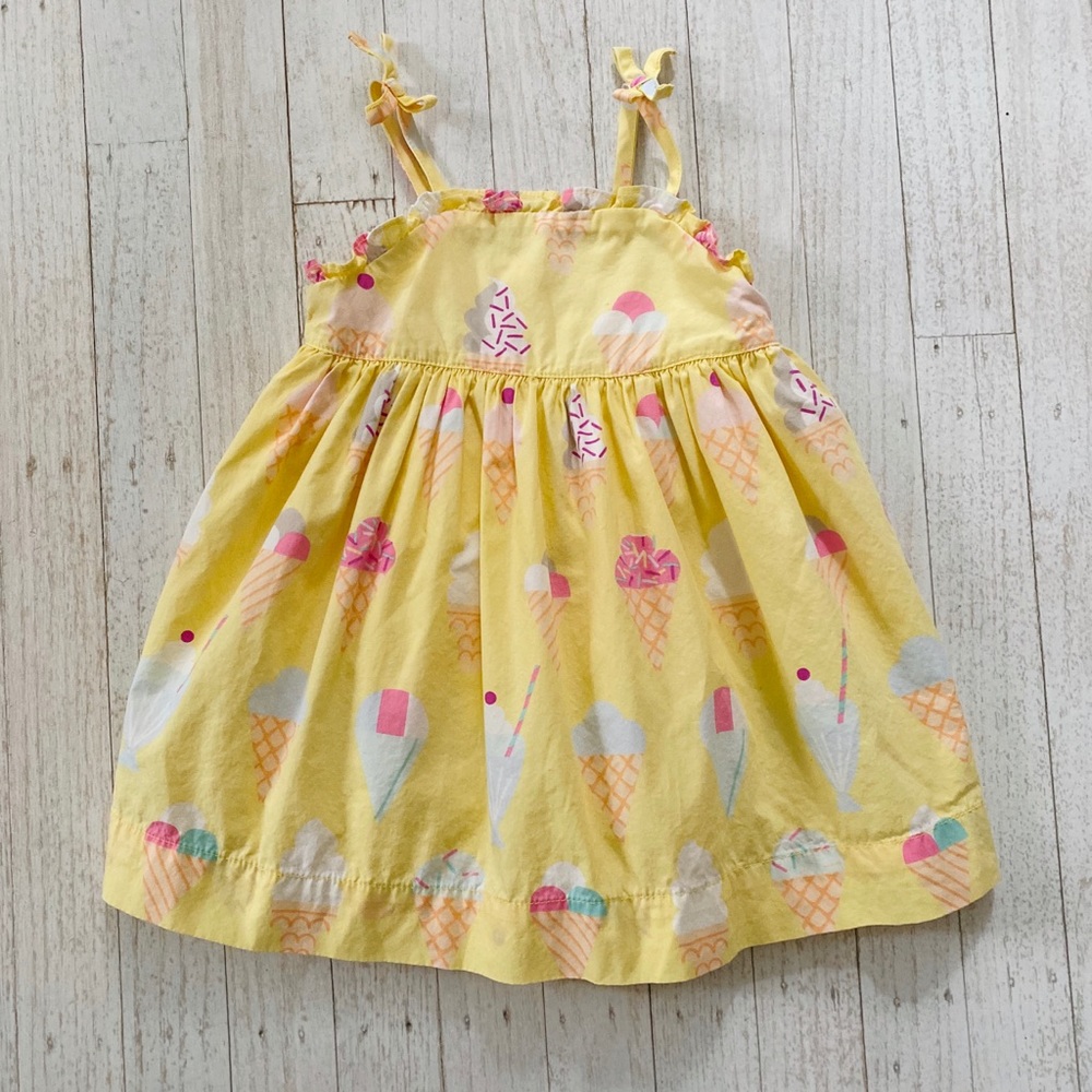 💛🍦BABY GAP Toddler Yellow ICE CREAM Dress🍦💛